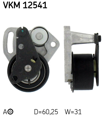 Tensioner Pulley, timing belt - VKM 12541 SKF
